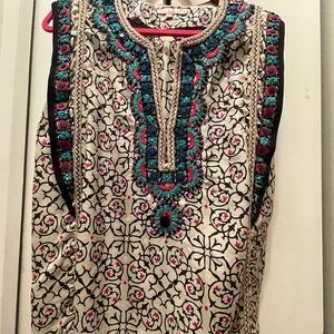 Calypso St Barth’s blouse with beading